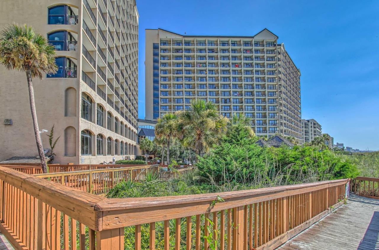 Oceanfront North Myrtle Beach Condo With Views! Bagian luar foto