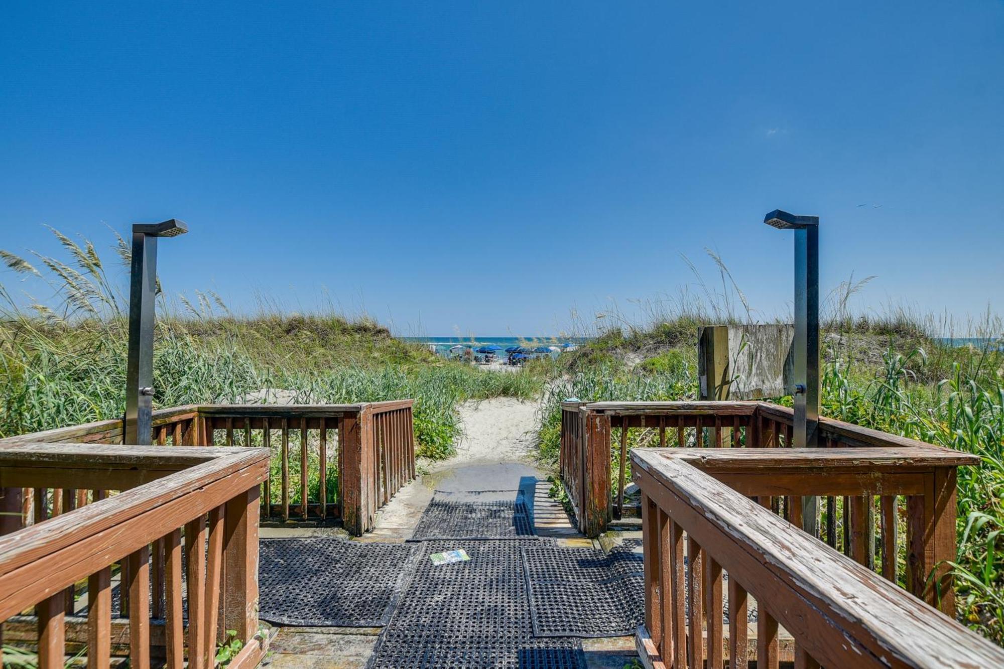 Oceanfront North Myrtle Beach Condo With Views! Bagian luar foto